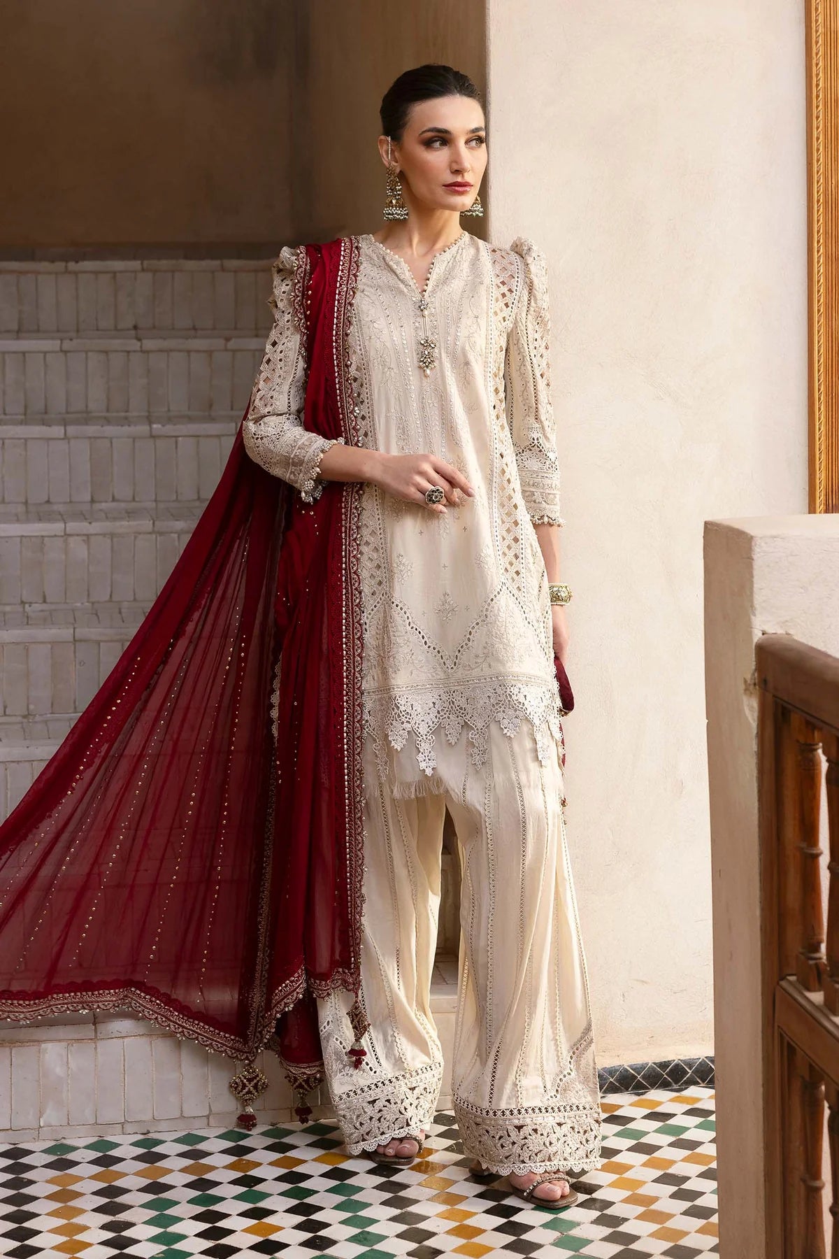 VOYAGE LUXE '25 | 3 PIECE | LAWN SUIT | D-2511-B