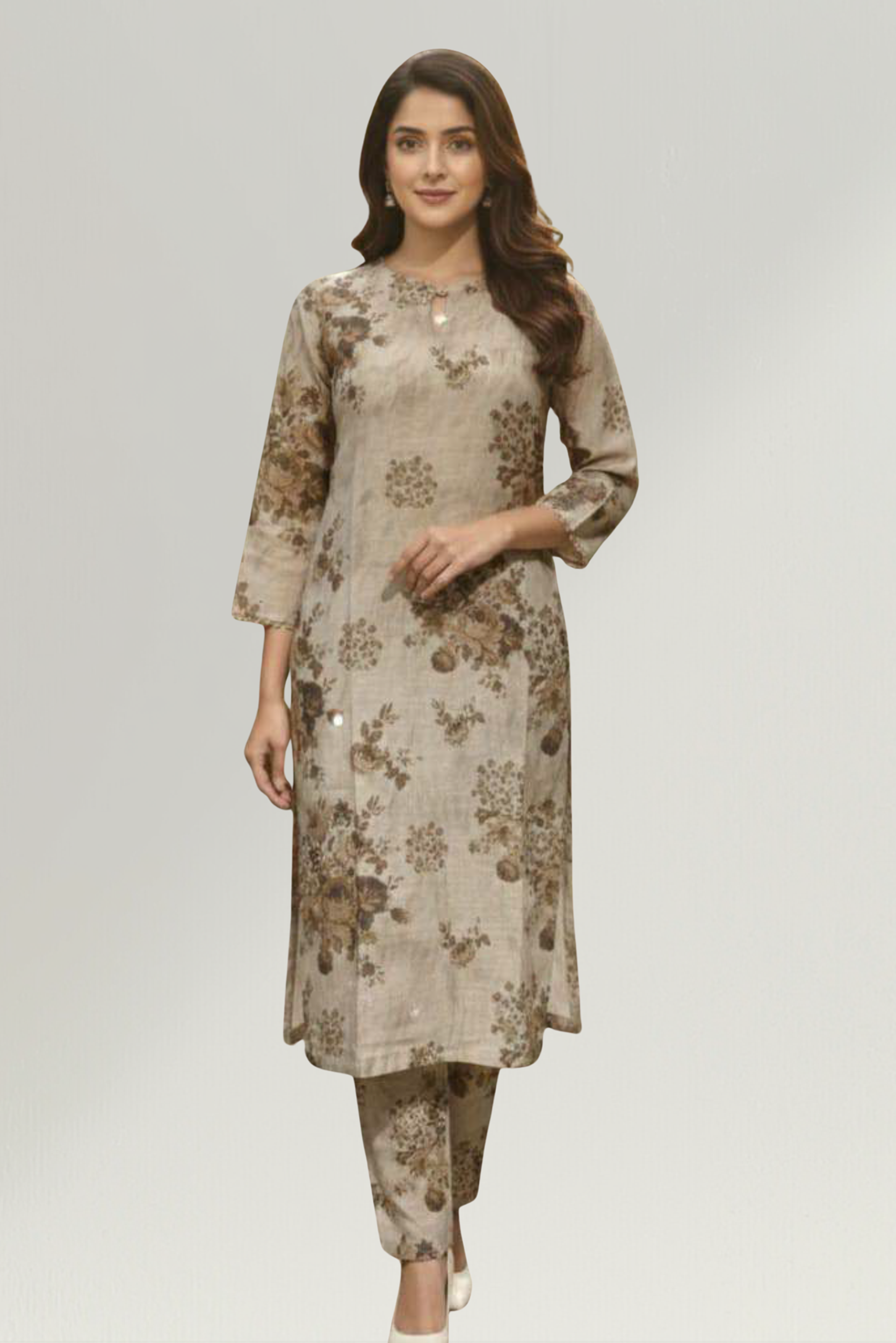 WINTER CASUALS VOL III | 2 PIECE | KHADDAR SUIT | D-3333