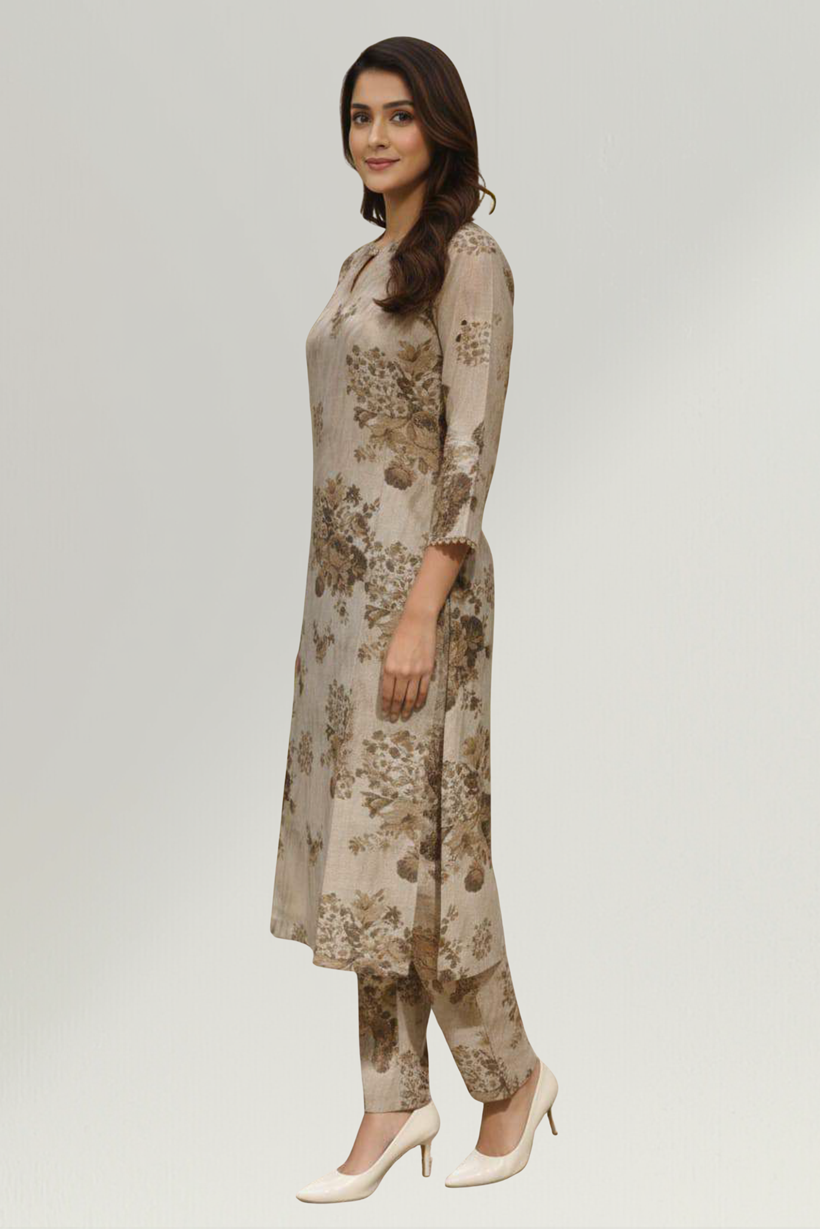 WINTER CASUALS VOL III | 2 PIECE | KHADDAR SUIT | D-3333