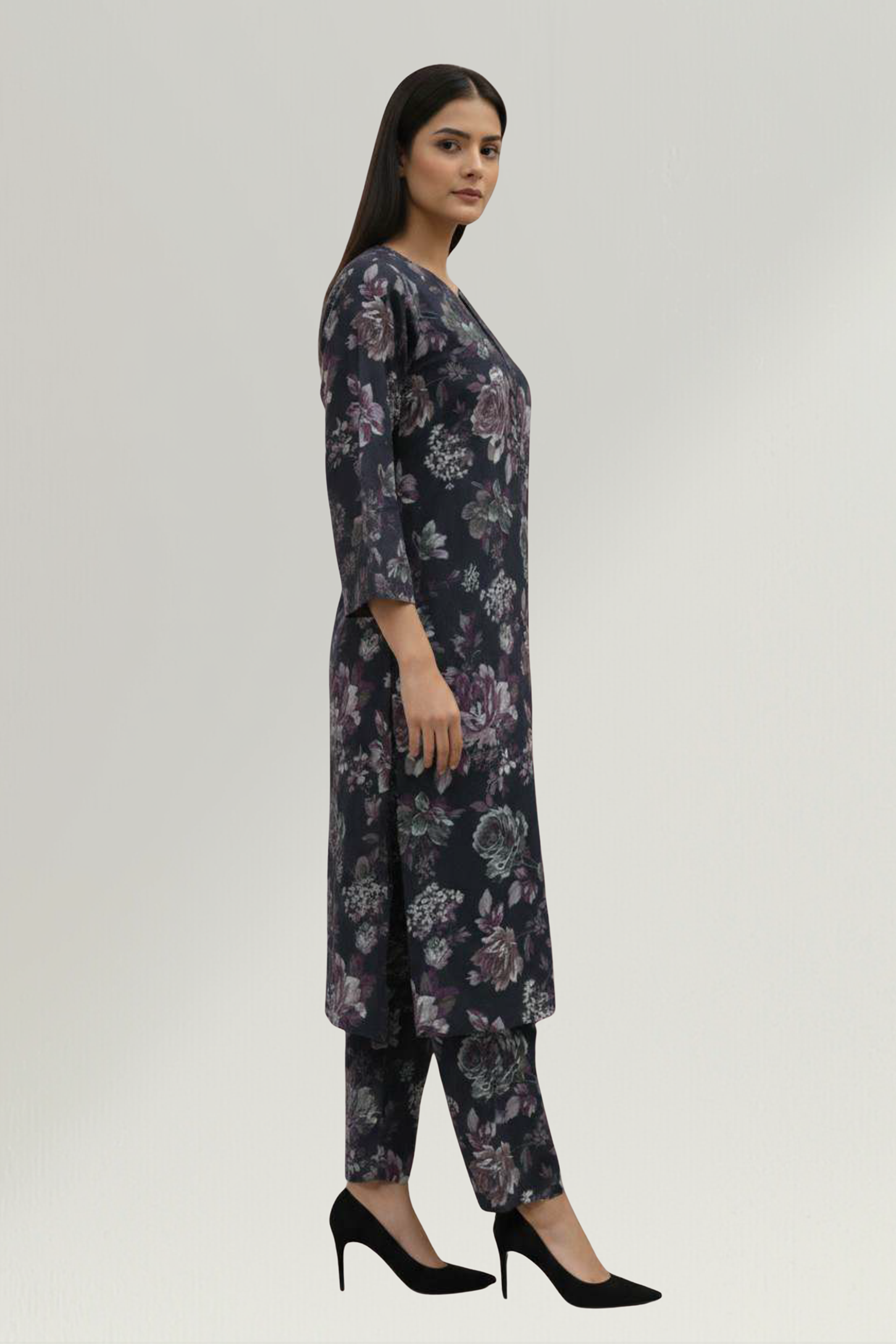 WINTER CASUALS VOL III | 2 PIECE | KHADDAR SUIT | D-3334