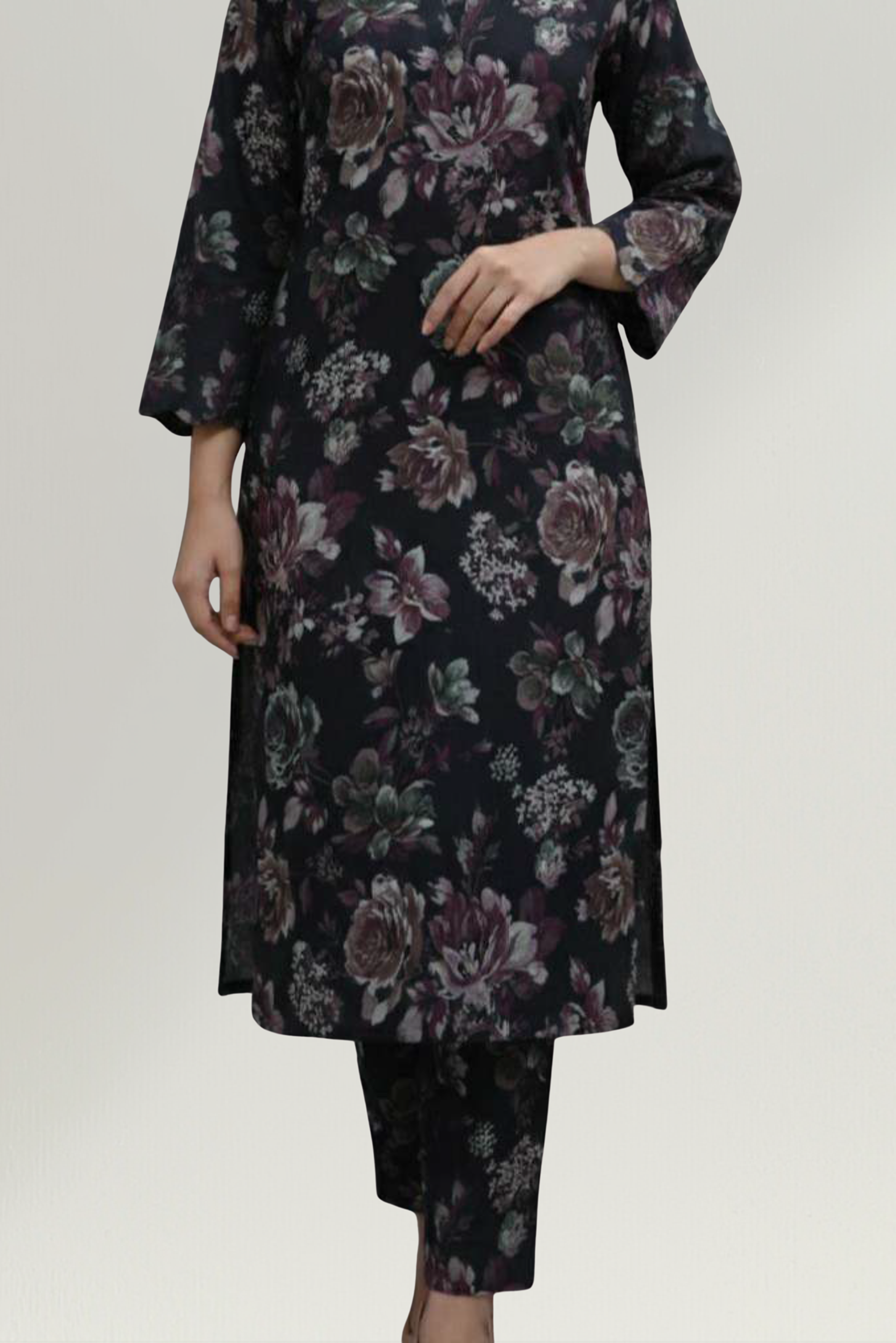 WINTER CASUALS VOL III | 2 PIECE | KHADDAR SUIT | D-3334