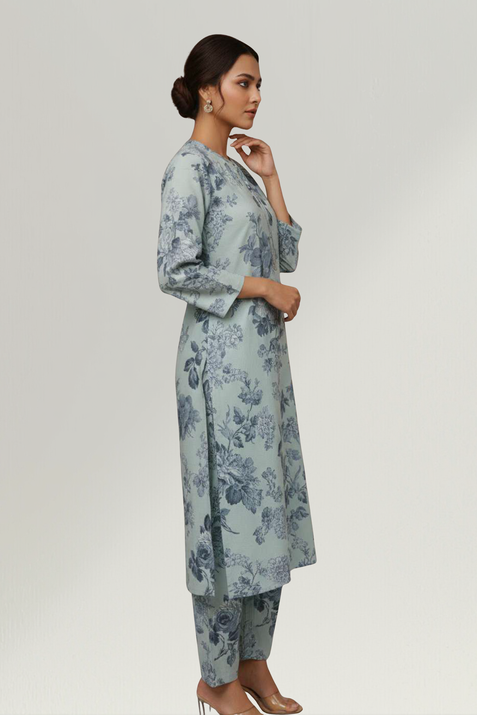 WINTER CASUALS VOL III | 2 PIECE | KHADDAR SUIT | D-3336