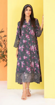FEZA | PRINTED STAPLE MAXI DRESS