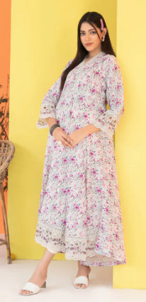 FEZA | PRINTED STAPLE MAXI DRESS