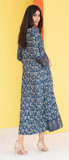 FEZA | PRINTED STAPLE MAXI DRESS