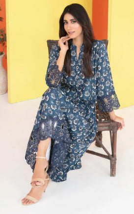 FEZA | PRINTED STAPLE MAXI DRESS