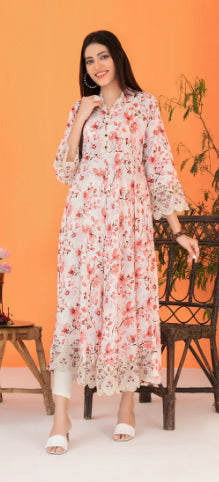 FEZA | PRINTED STAPLE MAXI DRESS