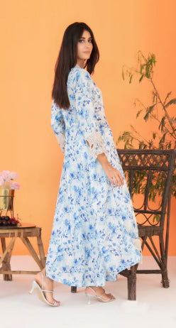FEZA | PRINTED STAPLE MAXI DRESS