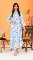 FEZA | PRINTED STAPLE MAXI DRESS