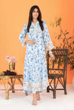 FEZA | EMBROIDERED & PRINTED STAPLE MAXI DRESS | D-5636