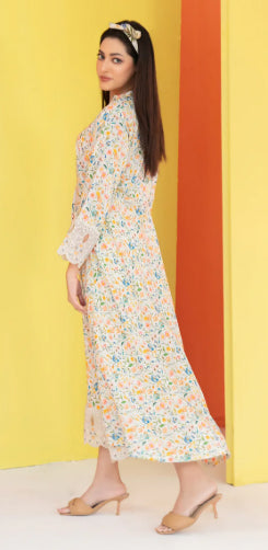 FEZA | PRINTED STAPLE MAXI DRESS