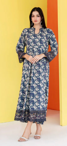 FEZA | PRINTED STAPLE MAXI DRESS