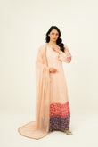 MEHVAH | EMBROIDERED CHIFFON SUIT