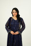 NISAARA | EMBROIDERED CHIFFON SUIT