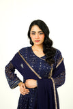 NISAARA | EMBROIDERED CHIFFON SUIT