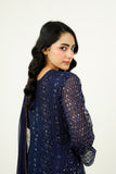 NISAARA | EMBROIDERED CHIFFON SUIT