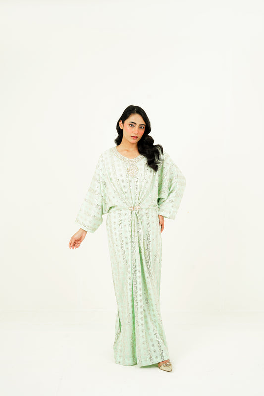 ARIZAH | EMBROIDERED CHIFFON SUIT