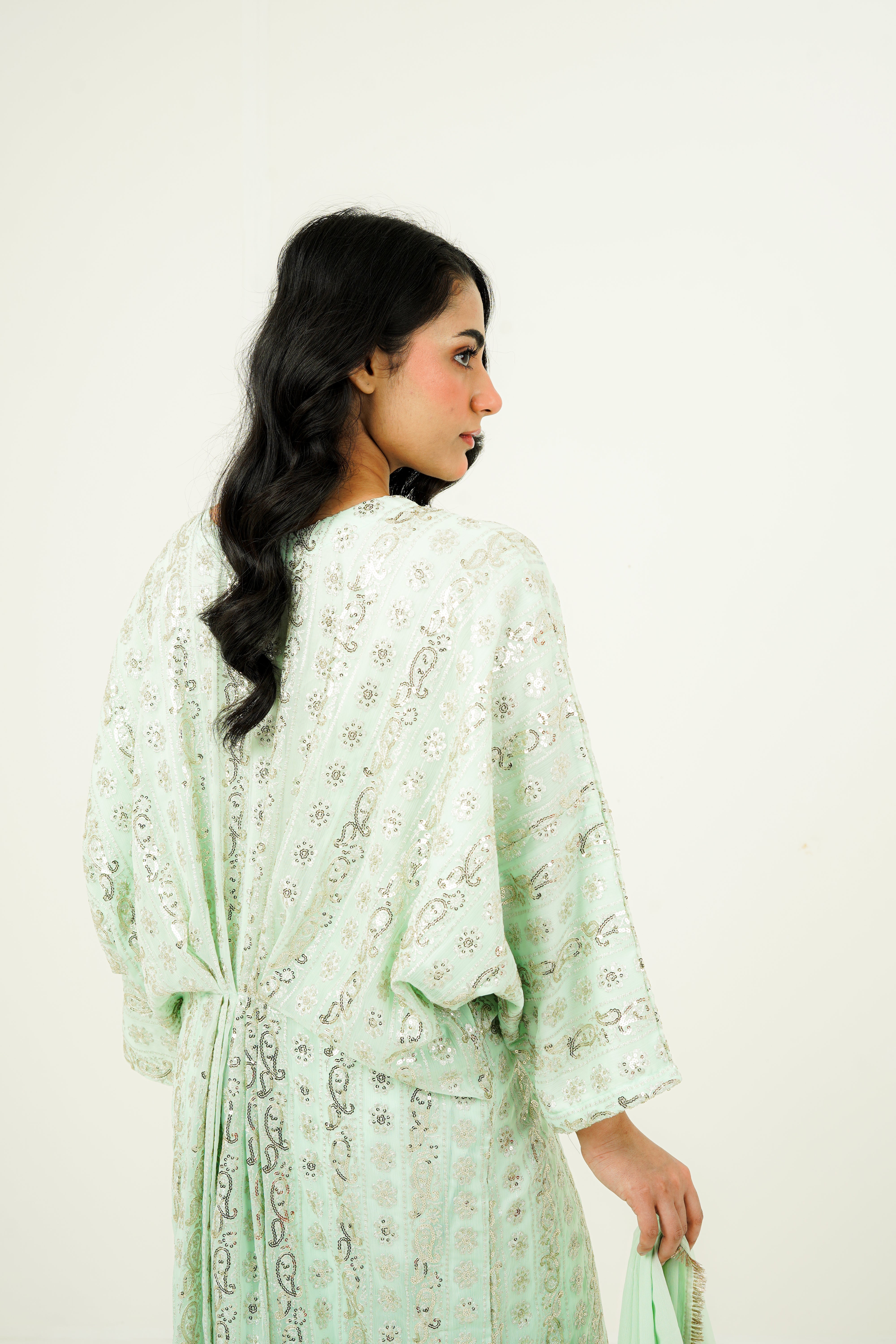ARIZAH | EMBROIDERED CHIFFON SUIT