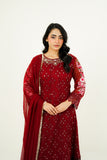 MEHVAH | EMBROIDERED CHIFFON SUIT