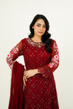 MEHVAH | EMBROIDERED CHIFFON SUIT