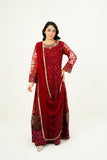 MEHVAH | EMBROIDERED CHIFFON SUIT