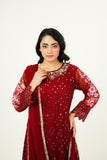 MEHVAH | EMBROIDERED CHIFFON SUIT