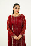 ZEHRA | EMBROIDERED CHIFFON SUIT