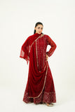 ZEHRA | EMBROIDERED CHIFFON SUIT