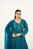 NISAARA | EMBROIDERED CHIFFON SUIT