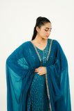 NISAARA | EMBROIDERED CHIFFON SUIT