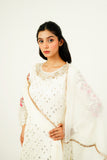 MEHVAH | EMBROIDERED CHIFFON SUIT