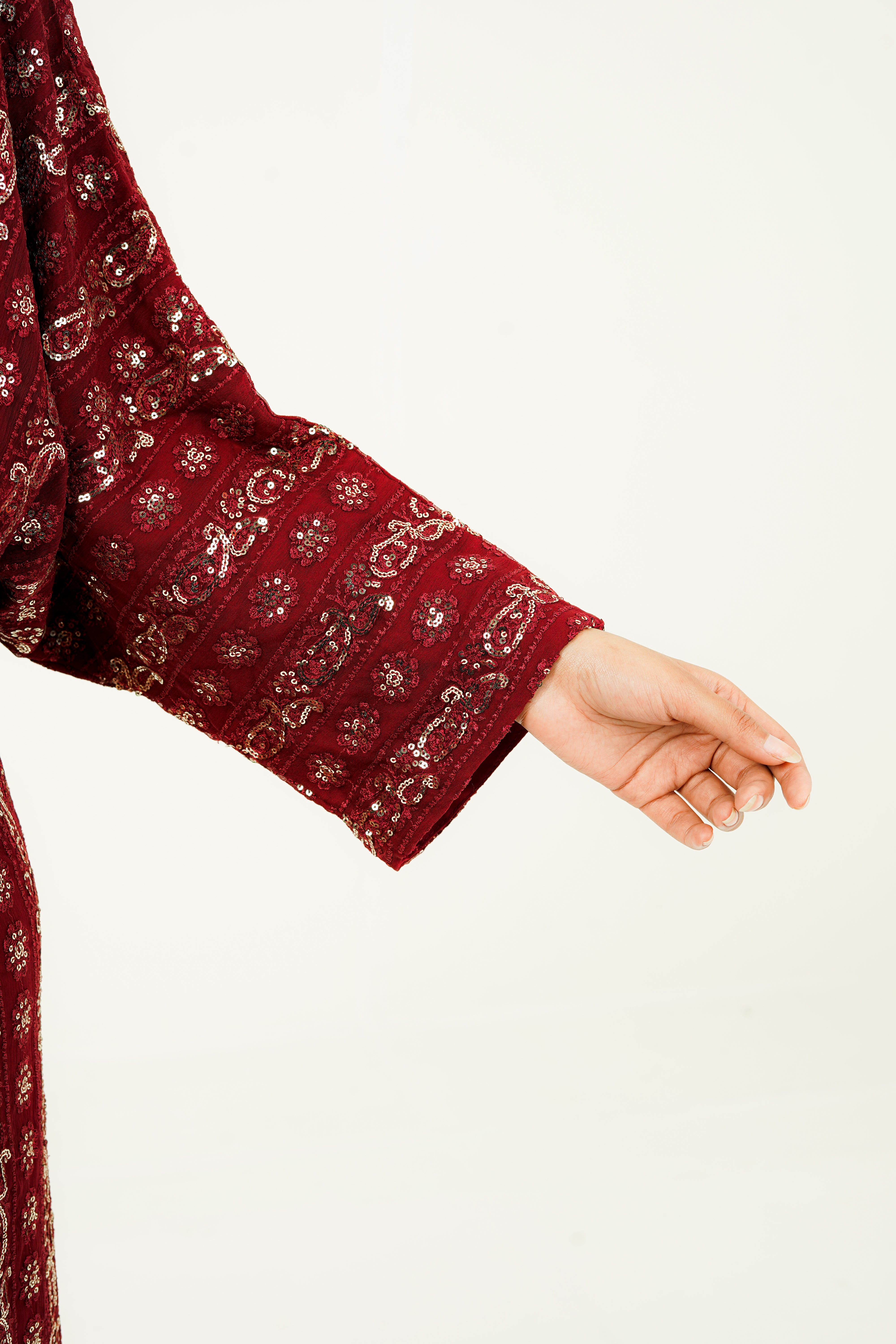 ARIZAH | EMBROIDERED CHIFFON SUIT