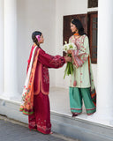 JUGNU | 3 PIECE | EMBROIDERED COTTON SUIT | KUNAR