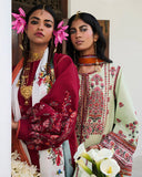 JUGNU | 3 PIECE | EMBROIDERED COTTON SUIT | KUNAR