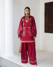 JUGNU | 3 PIECE | EMBROIDERED COTTON SUIT | KUNAR
