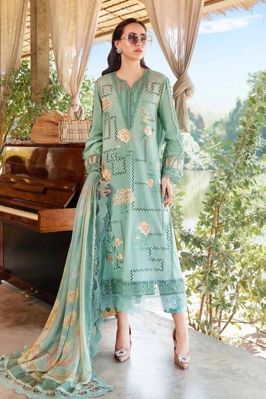M.PRINTS | 3 PIECE | PRINTED LAWN SUIT | MPT-2501-B