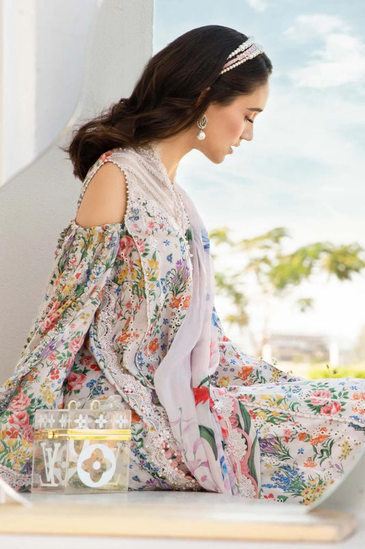 M.PRINTS | 3 PIECE | PRINTED LAWN SUIT | MPT-2507-A