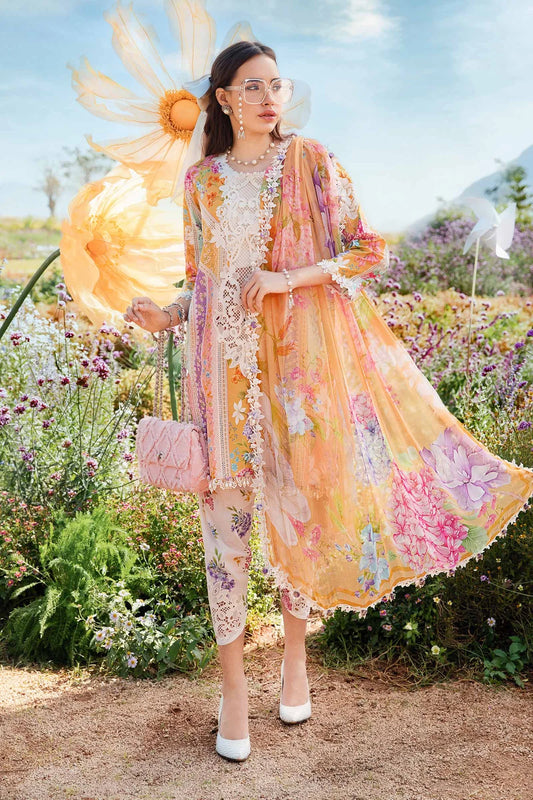 M.PRINTS | 3 PIECE | PRINTED LAWN SUIT | MPT-2509-A