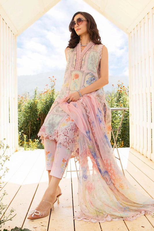 M.PRINTS | 3 PIECE | PRINTED LAWN SUIT | MPT-2511-A
