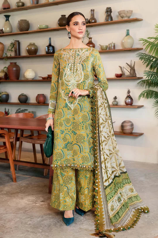 M.PRINTS | 3 PIECE | PRINTED LAWN SUIT | MPT-2513-B