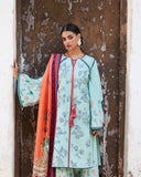 JUGNU | 3 PIECE | EMBROIDERED COTTON SUIT | NEELUM