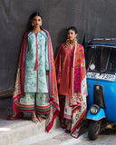 JUGNU | 3 PIECE | EMBROIDERED COTTON SUIT | NEELUM
