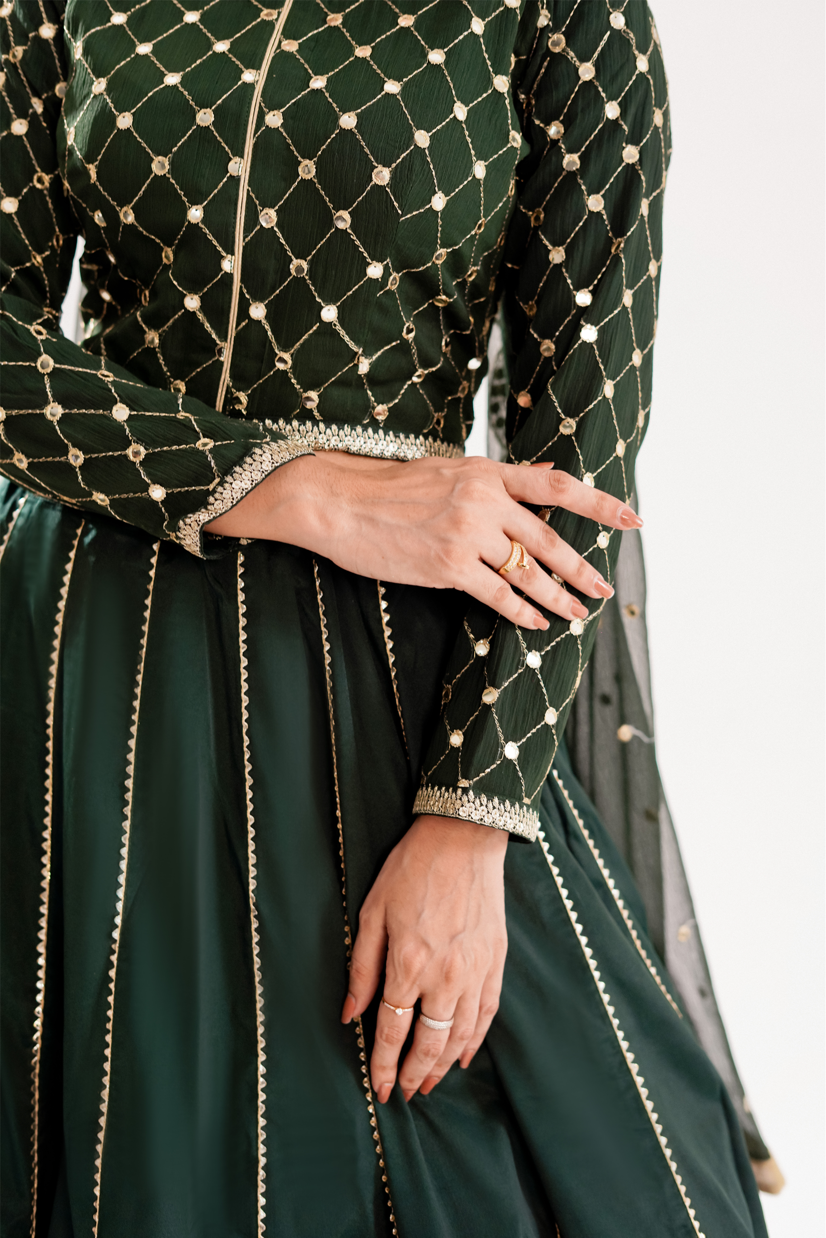 NOOR-E-ZEBA | 3 PIECE | CHIFFON LEHENGA