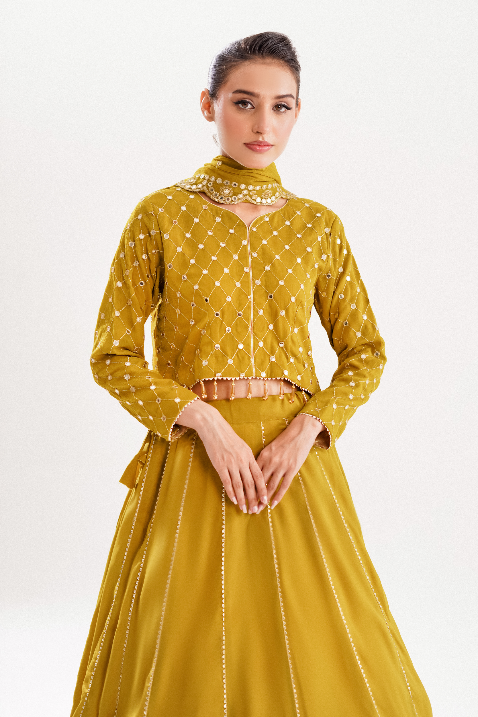 NOOR-E-ZEBA | 3 PIECE | CHIFFON LEHENGA