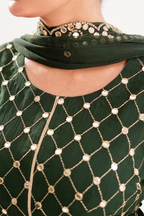 NOOR-E-ZEBA | 3 PIECE | CHIFFON LEHENGA