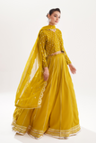 NOOR-E-ZEBA | 3 PIECE | CHIFFON LEHENGA
