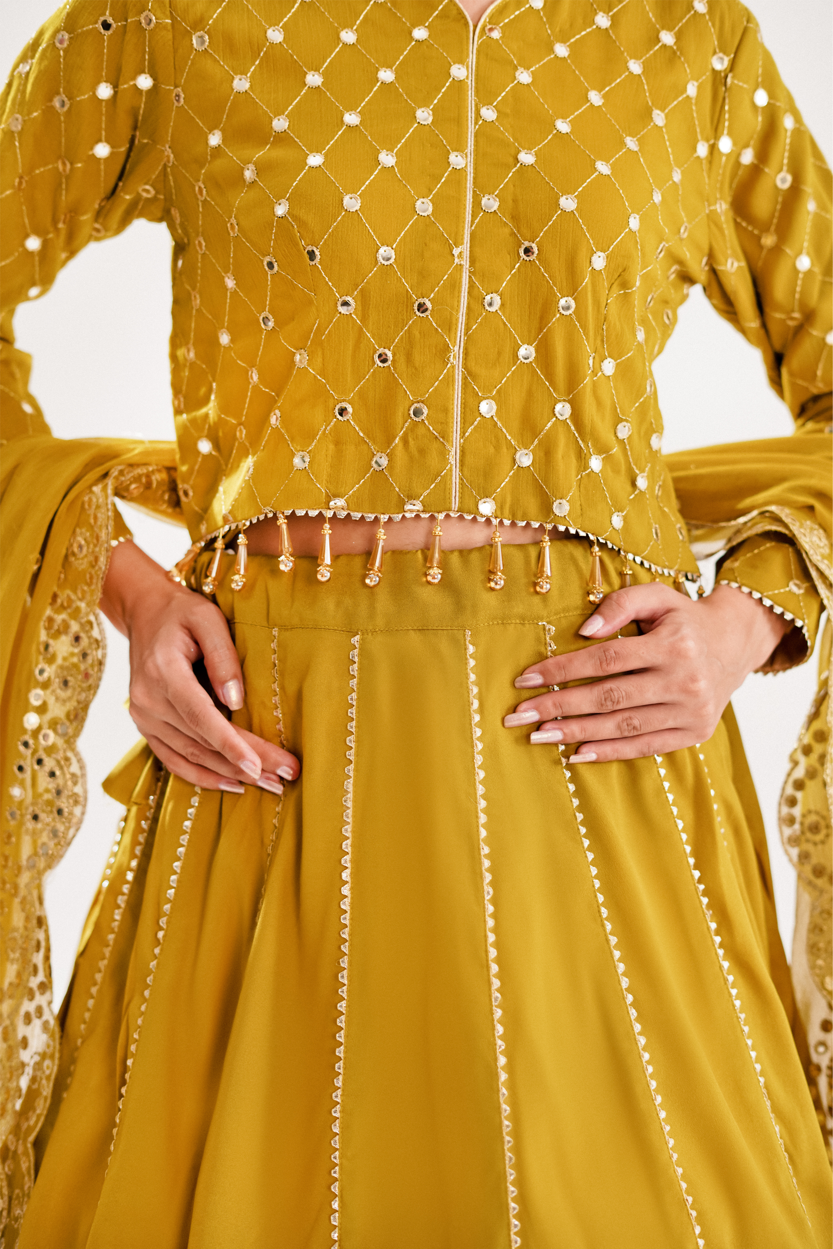 NOOR-E-ZEBA | 3 PIECE | CHIFFON LEHENGA