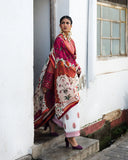 JUGNU | 3 PIECE | EMBROIDERED COTTON SUIT | PANJNAD