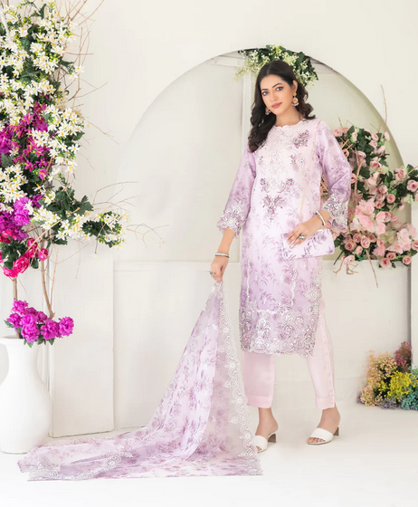 3 PIECE | GULYAZ | ORGANZA SUIT