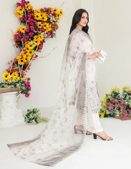 3 PIECE | GULYAZ | ORGANZA SUIT